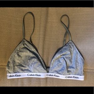 Calvin Klein triangle bralette